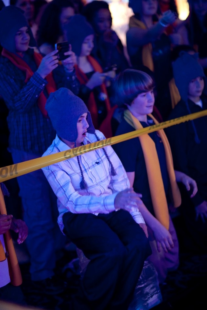 Kids Watching the Ice Show