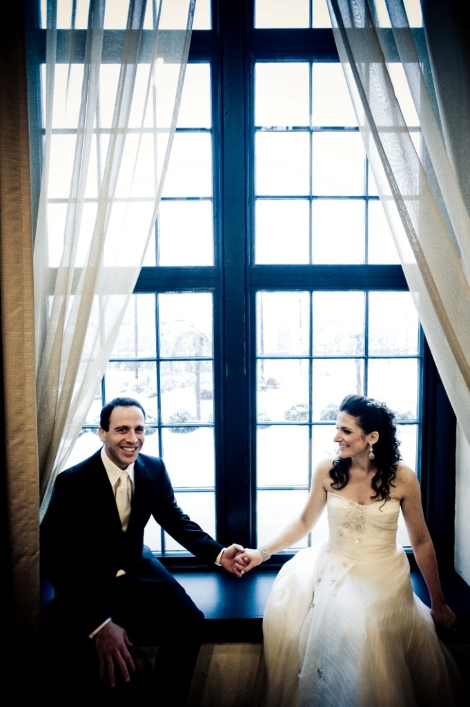 Bride and Groom – Window