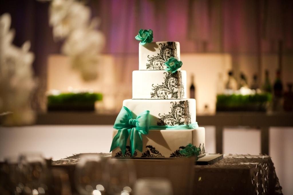 wedding cakes white wedding cake with tiffany blue bows cakes with fondant evantine design