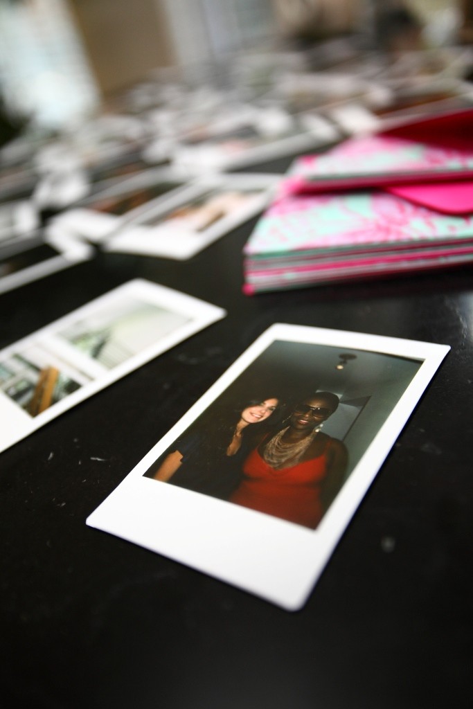 instant photo favors, bridal shower games, modern bridal showers, evantine design