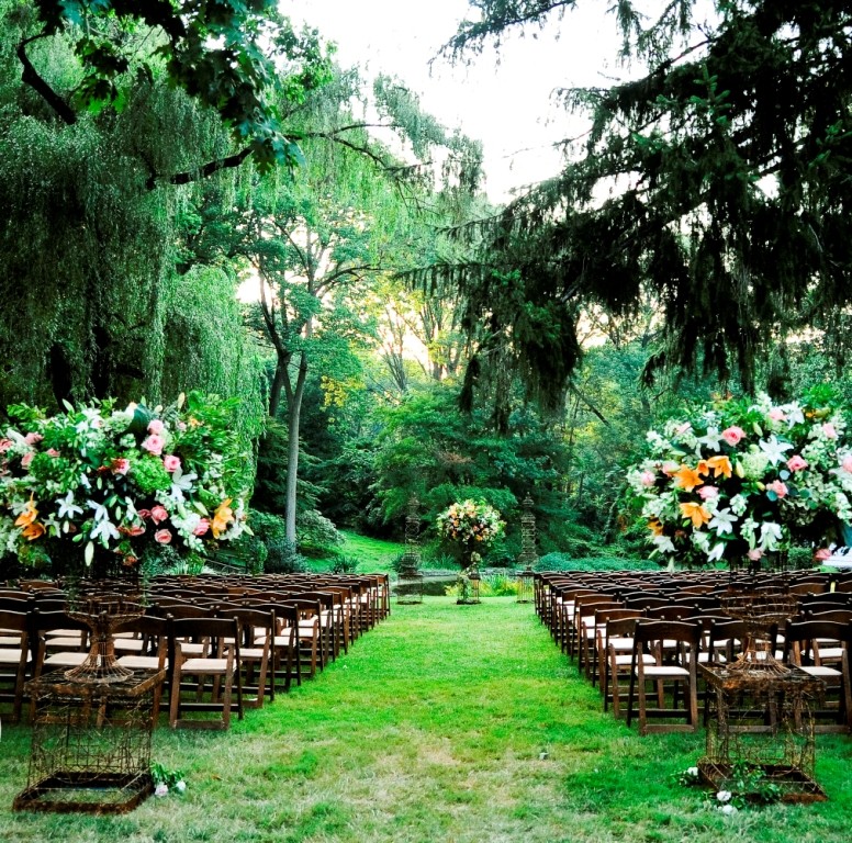 outdoor wedding ceremonies philadelphia main line weddings appleford weddings evantine design