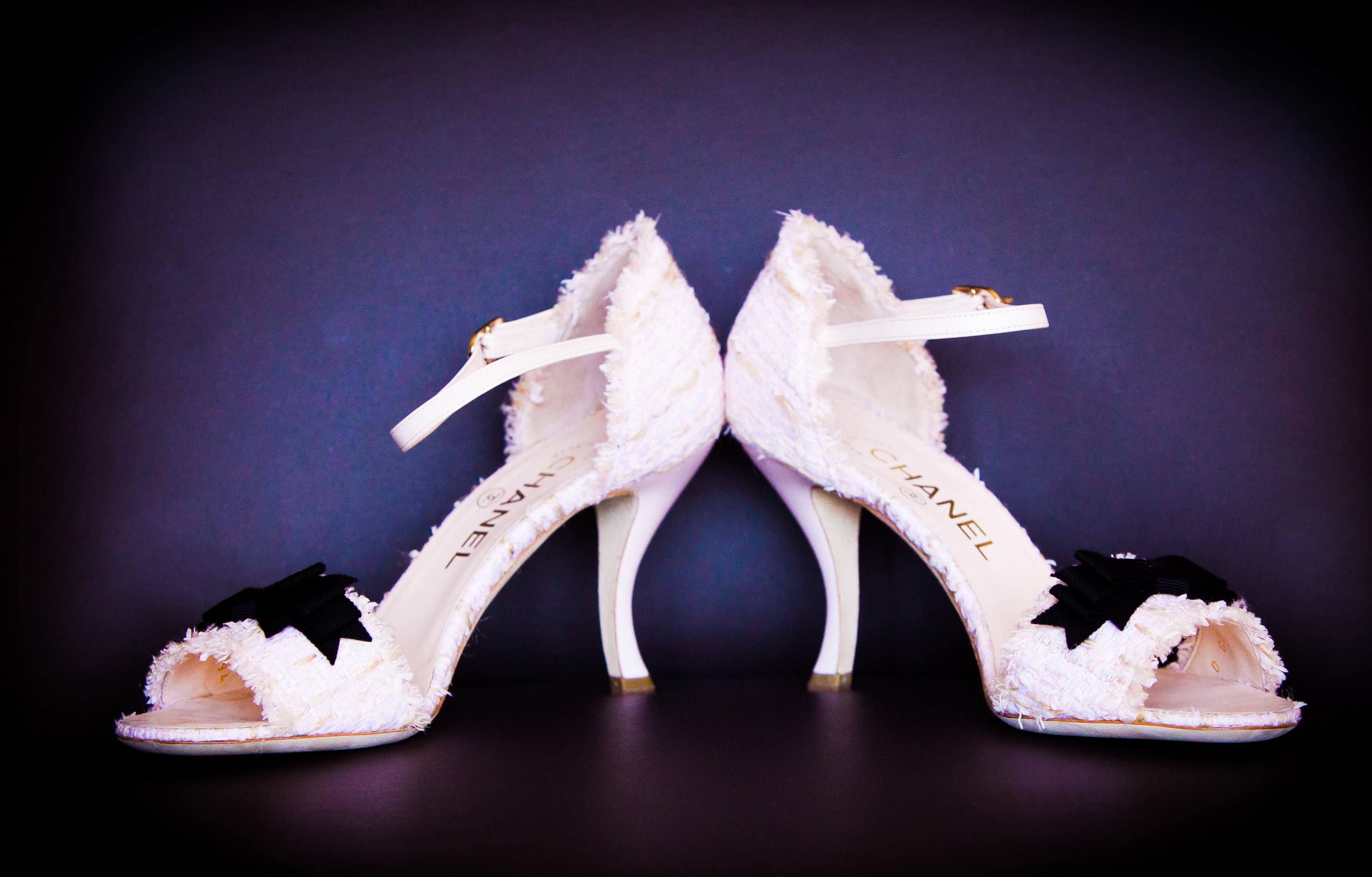 Dekoration Helt vildt forbruge chanel-bridal-shoes-luxury-weddings-philadelphia-black-and-white - Event  Planning and Design, Philadelphia | Evantine