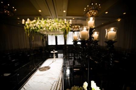 black and white modern chuppah philadelphia florists evantine design