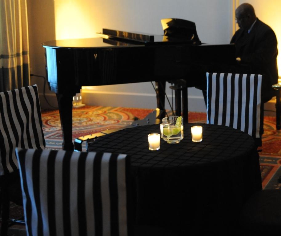 Cocktail Party Black and White Sports Theme Philadelphia Event Planners