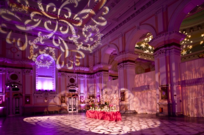 Magenta and Hot Pink Lighting Please Touch Museum Weddings
