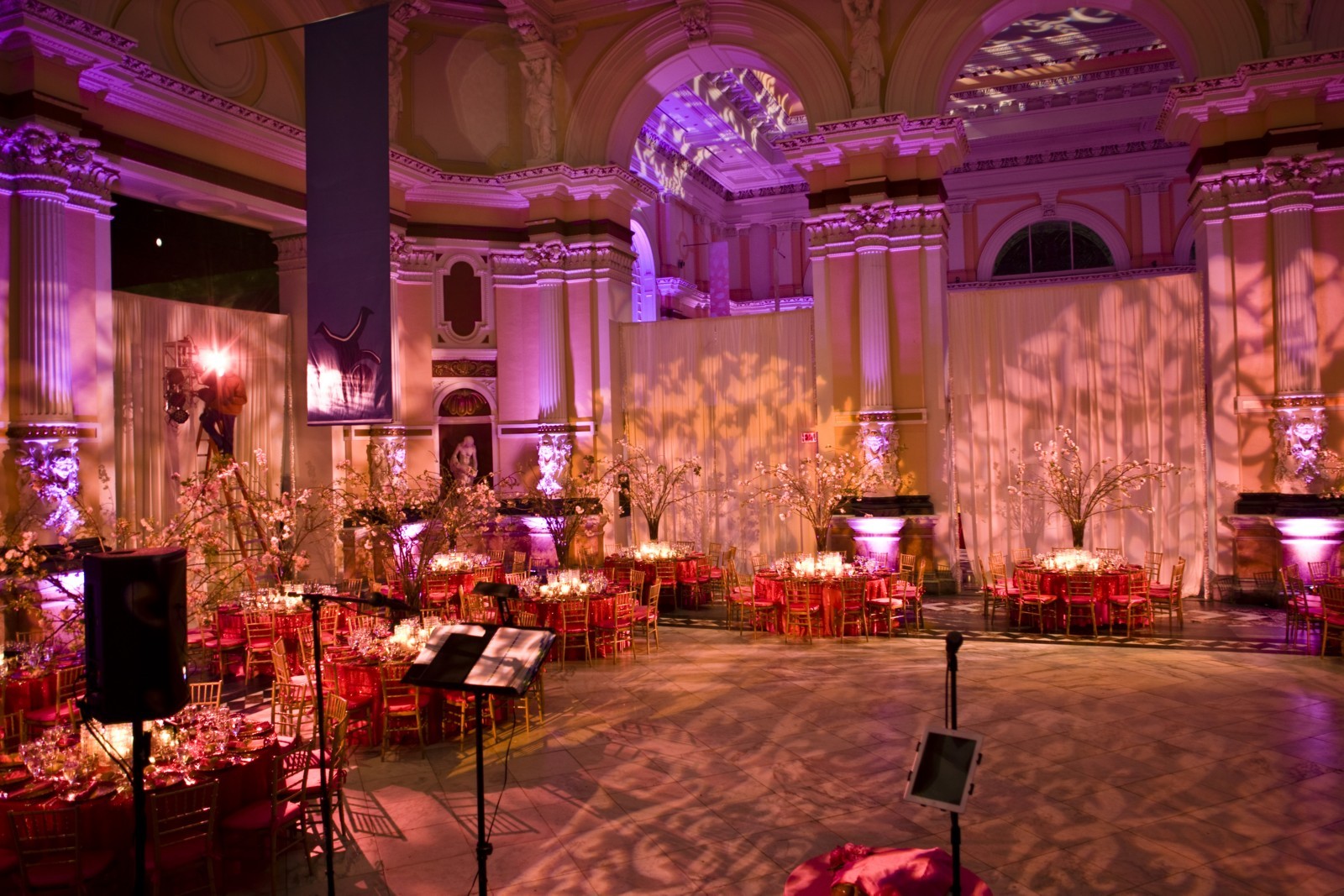 Pink Weddings with Flowering Branches Philadelphia Wedding Planners