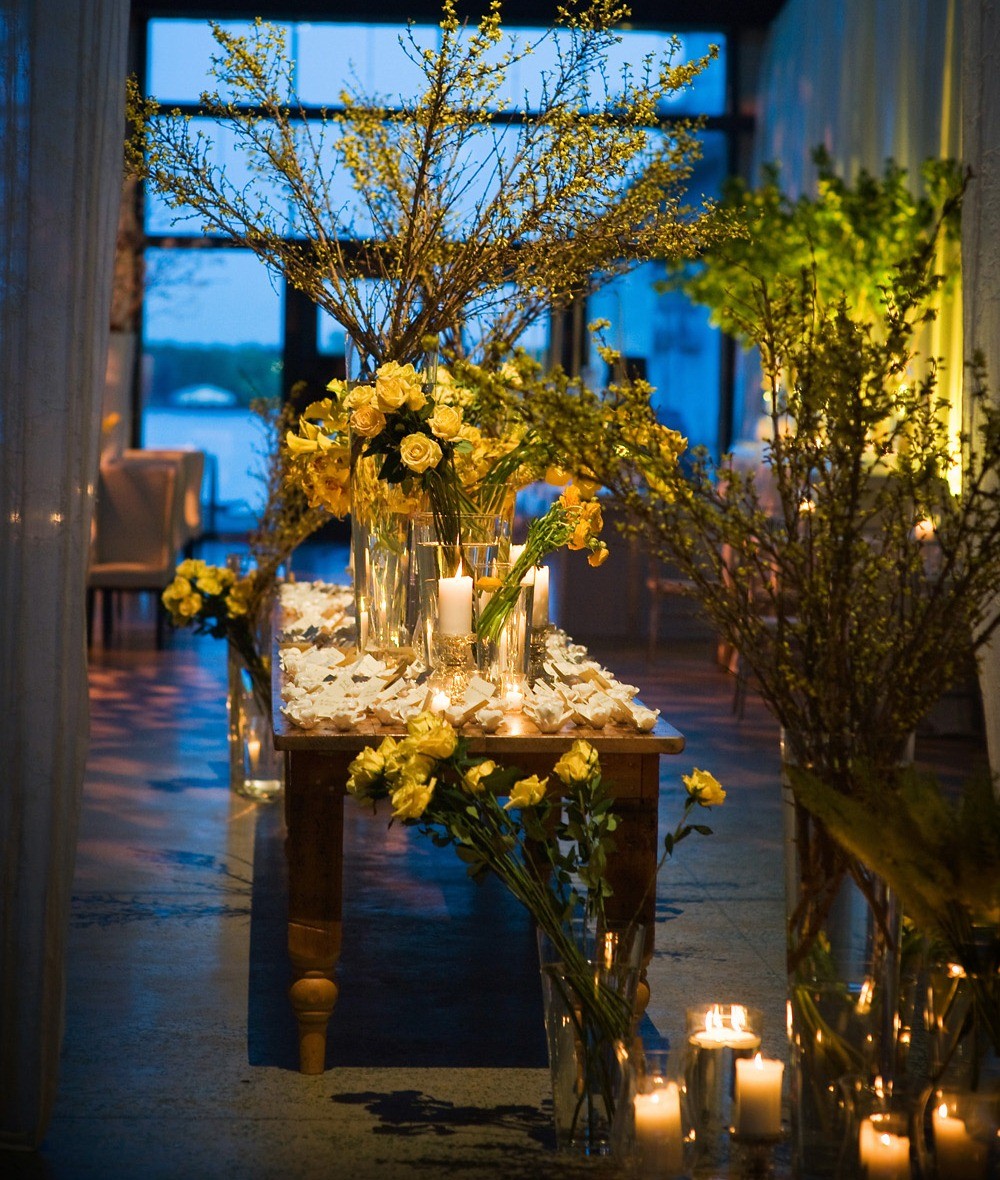 Yellow Weddings Urban Lofts Philadelphia Wedding Venues Evantine Designc