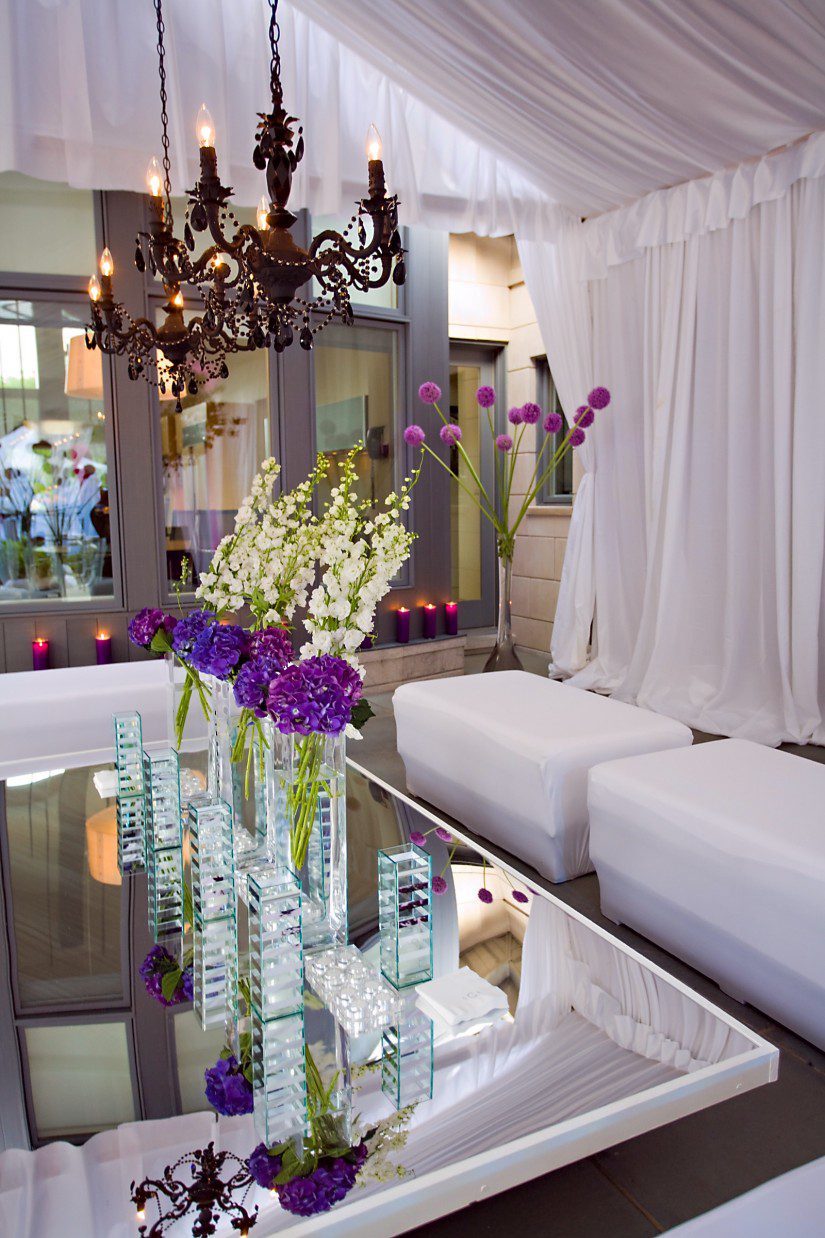 Mirror Tables Black Chandeliers White Lounge Furniture Philadelphia Social Events