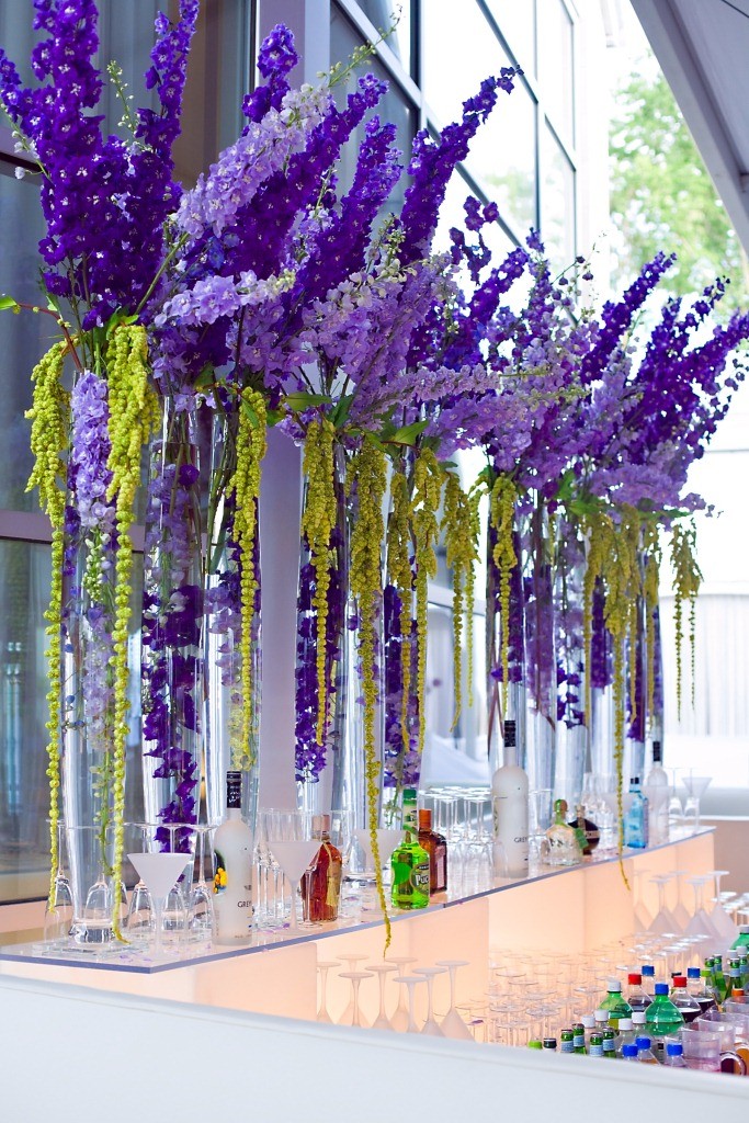 Purple Delphinium Bar Tented Events Social Parties Evantine-c