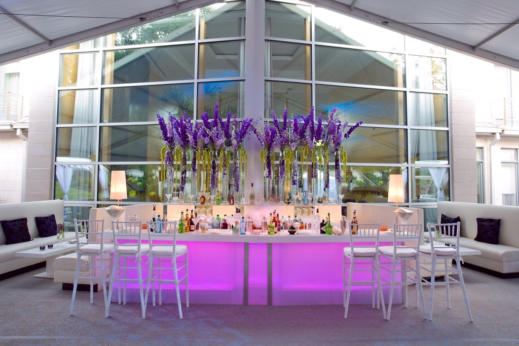 Summer Parties Purple Bar Evantine Design Light Up