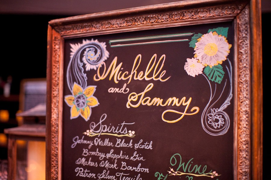 Wedding Chalkboard Menus The Papery