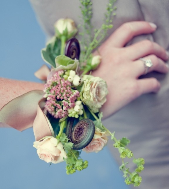 Bridesmaids Floral Bracelets Evantine Design Love Shack
