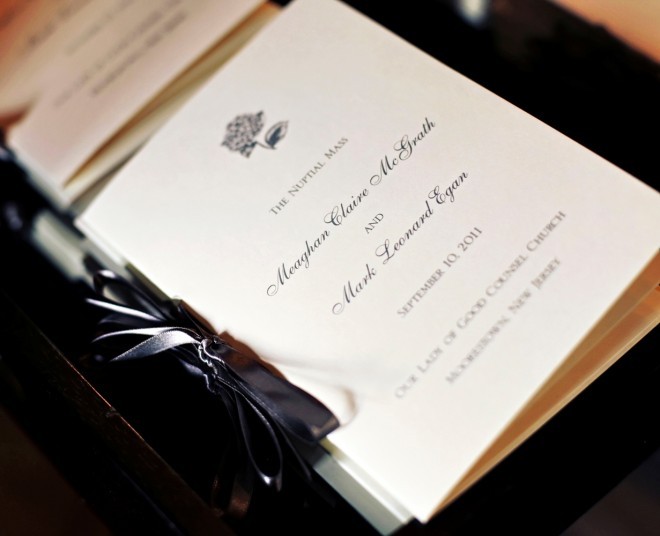 Ceremony Programs Traditional Weddings Evantine Design