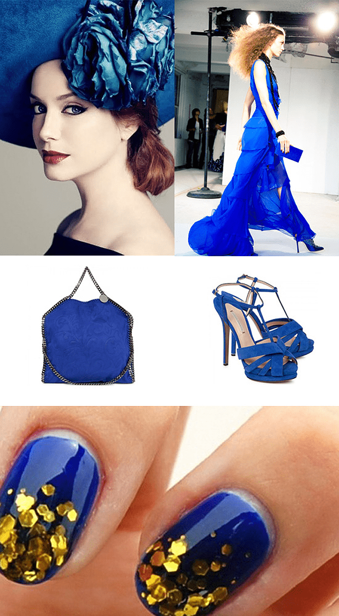 Cobalt Blue Color Trend Fashion Trends for Weddings