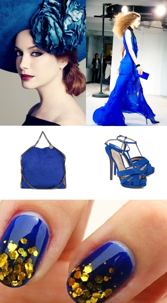 Cobalt Blue Fashion Trend Party Inspiration Evantine Design