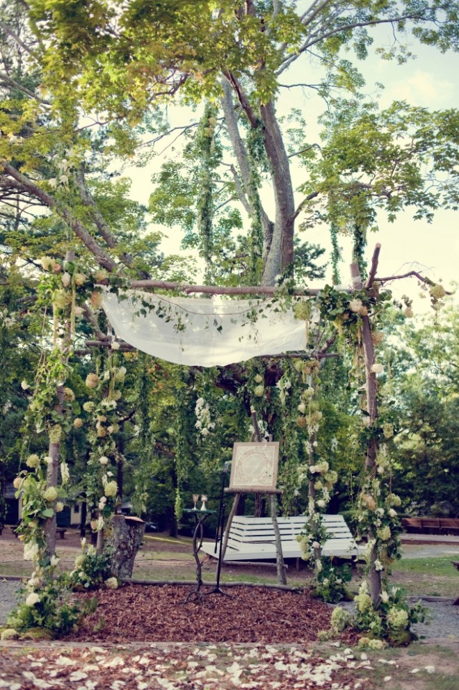 Country Chuppah Camp Weddings Evantine Love Shack