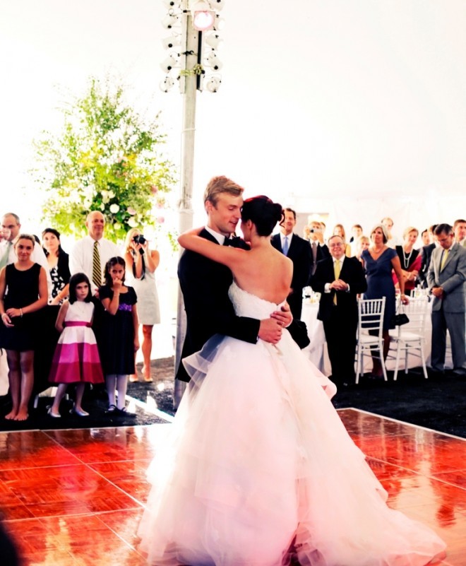 First Dance Summer Tented Weddings South Jersey Evantine Design