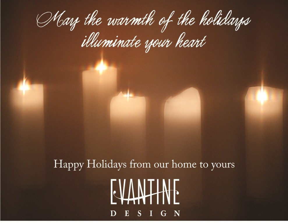 Happy Hanukkah from Evantine Design