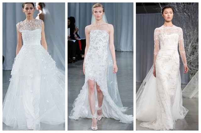 Monique Lhuillier Fall 2013 Collage