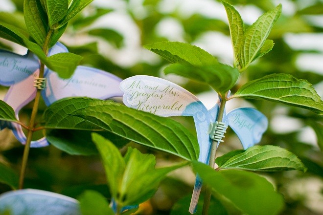 Butterfly Placecards Arak Kanofsky Studios