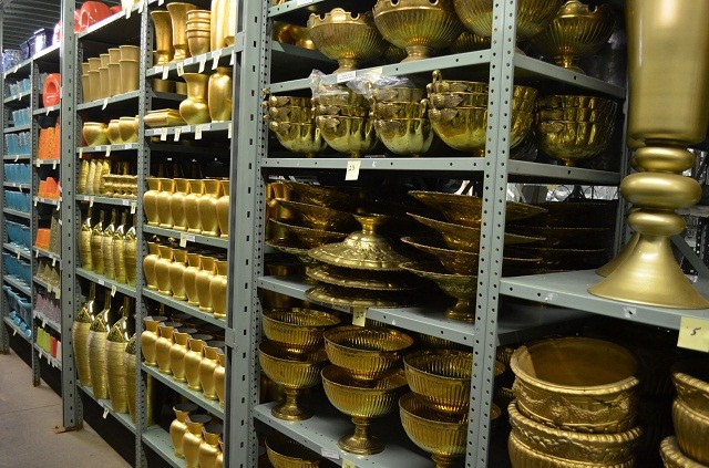 gold vases bronze vessels evantine design