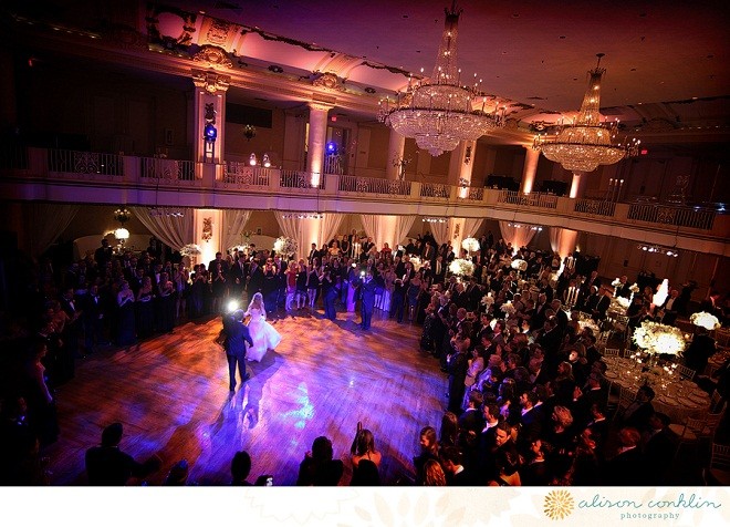 First Dance Lighting Effects Philadelphia Weddings