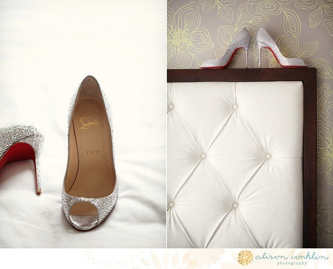Wedding Shoes Sparkly Heels Christian Louboutin