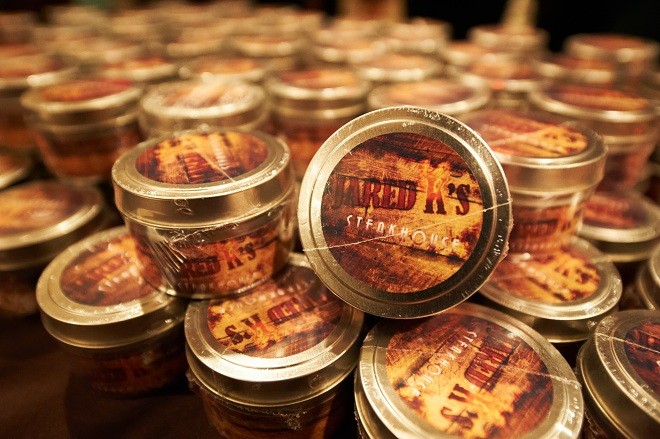 Bar Mitzvah Favors Steakhouse Theme Evantine Design-c