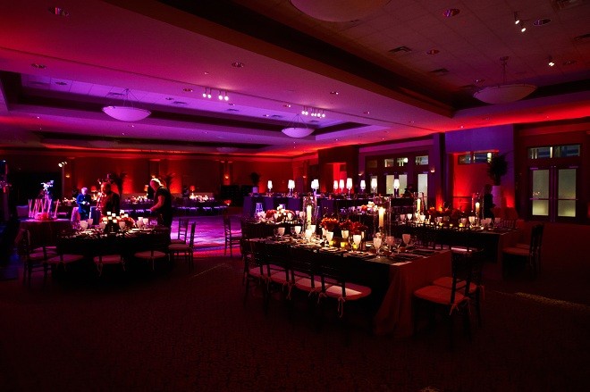 Red and Purple Lighting for Social Events Eventions Productions-c