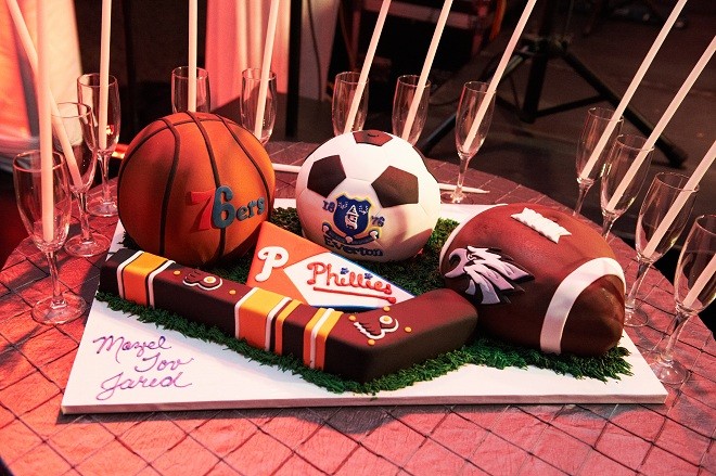 Sports Themed Mitzvah Cakes Philadelphia Event Designers Evantine Classic Cake Co