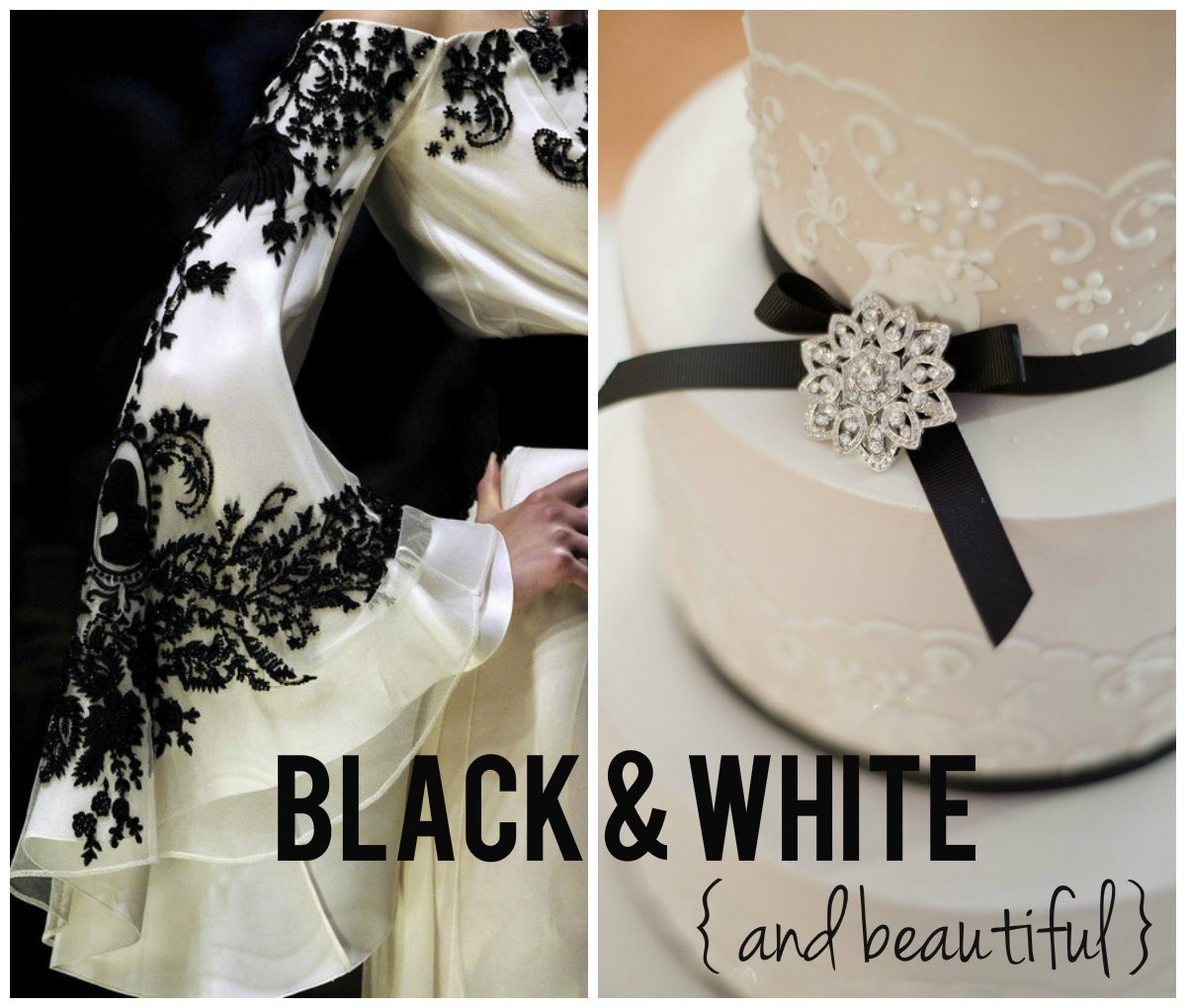 black and white wedding inspiration evantine design 2