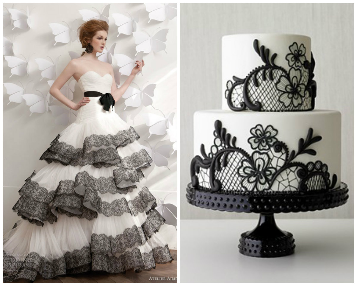 black and white wedding inspiration evantine design 3