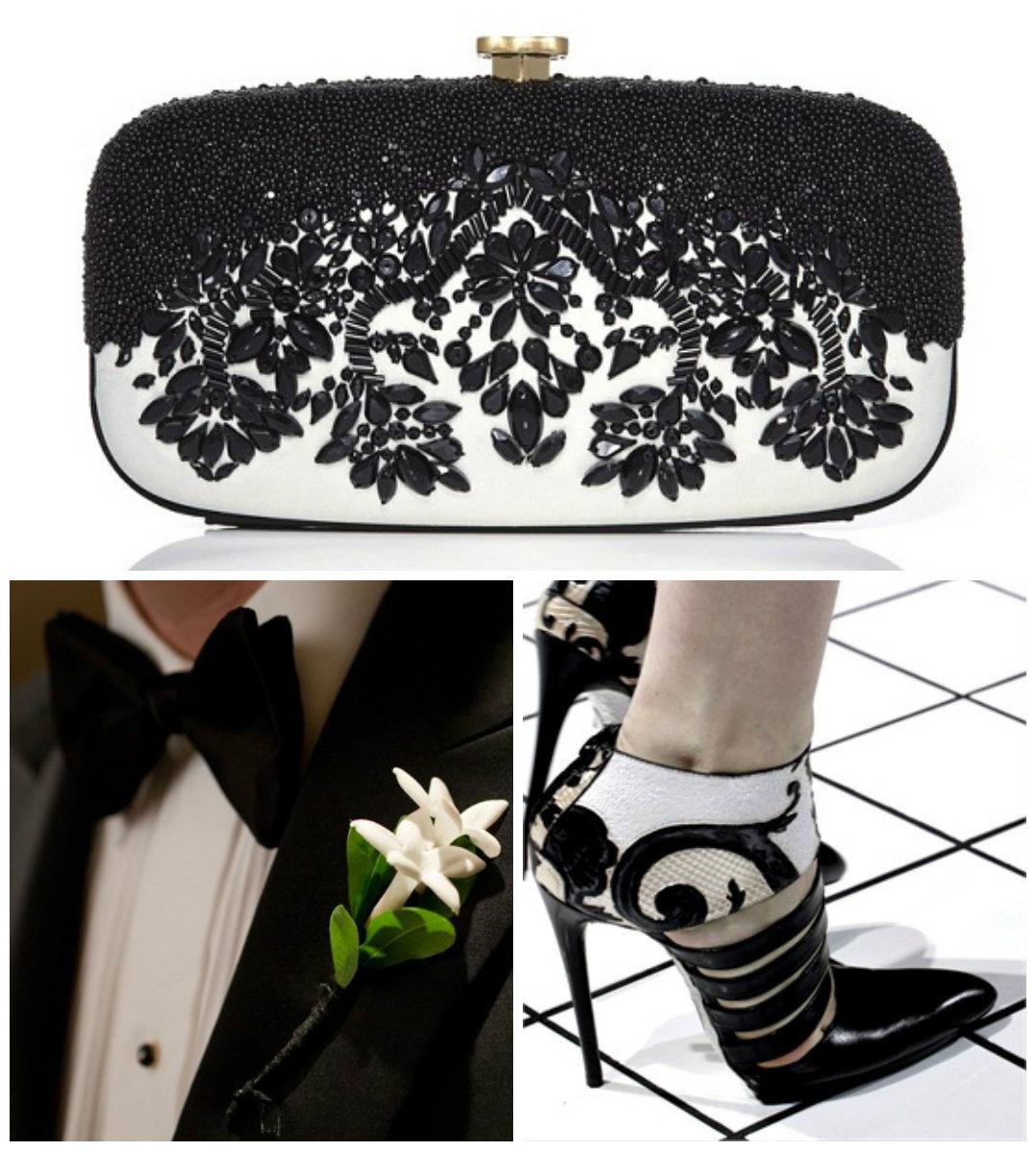 black and white wedding inspiration evantine design 4