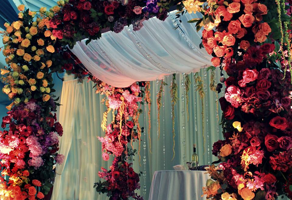 Colorful Chuppah Arlene Bluestein Evantine Design