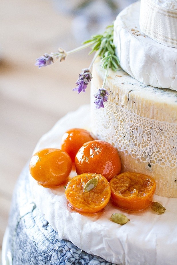 wedding cake made with cheese wheels tasha seccombe