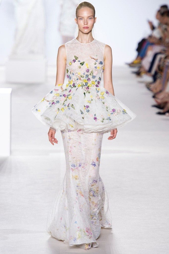 Giambettista valli 2014 floral embroidery