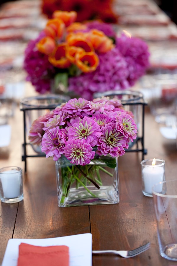 Purple Zinnias Summer Weddings Philadelphia Event Designers Evantine Design