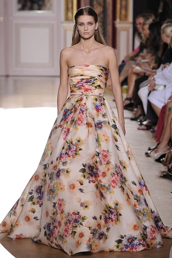 zuhair murad floral gown