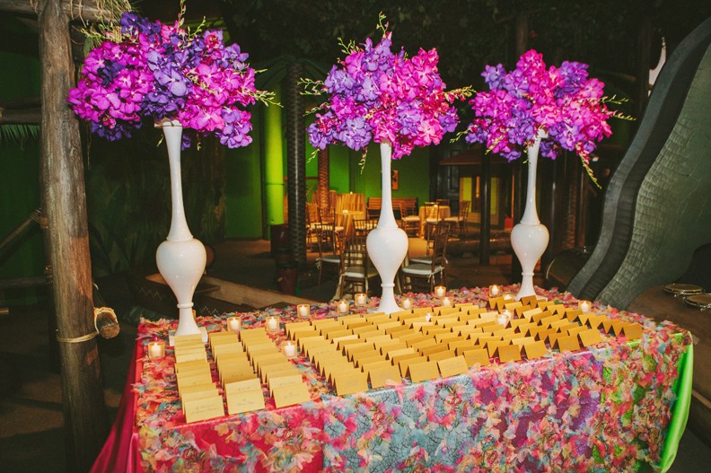 purple orchids Philadelphia Wedding Florists Evantine Design