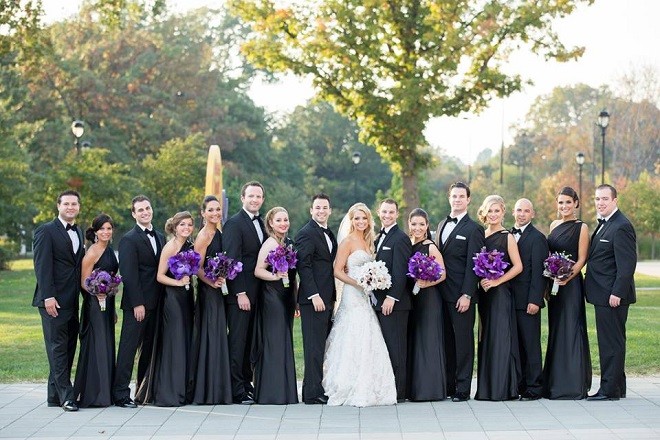 bridal party photos phildelphia weddings