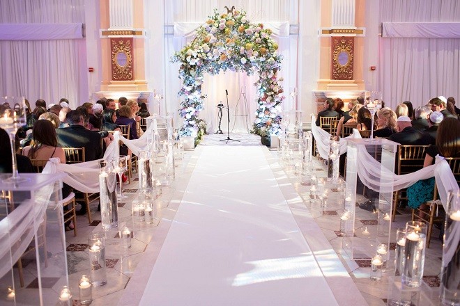 lavender wedding ceremonies chuppahs philadelphia event designers