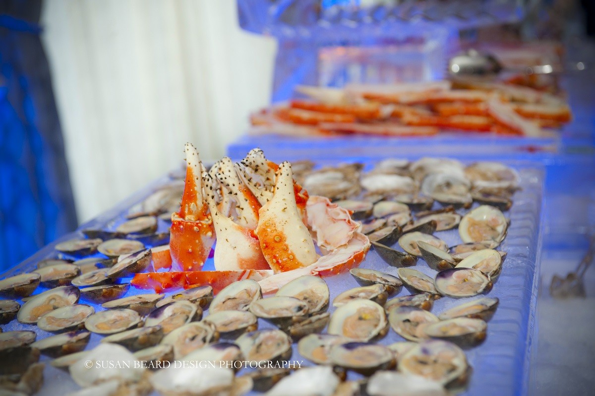 classic raw bar for parties four seasons hotel philadelphia evantine design ice concepts ice design