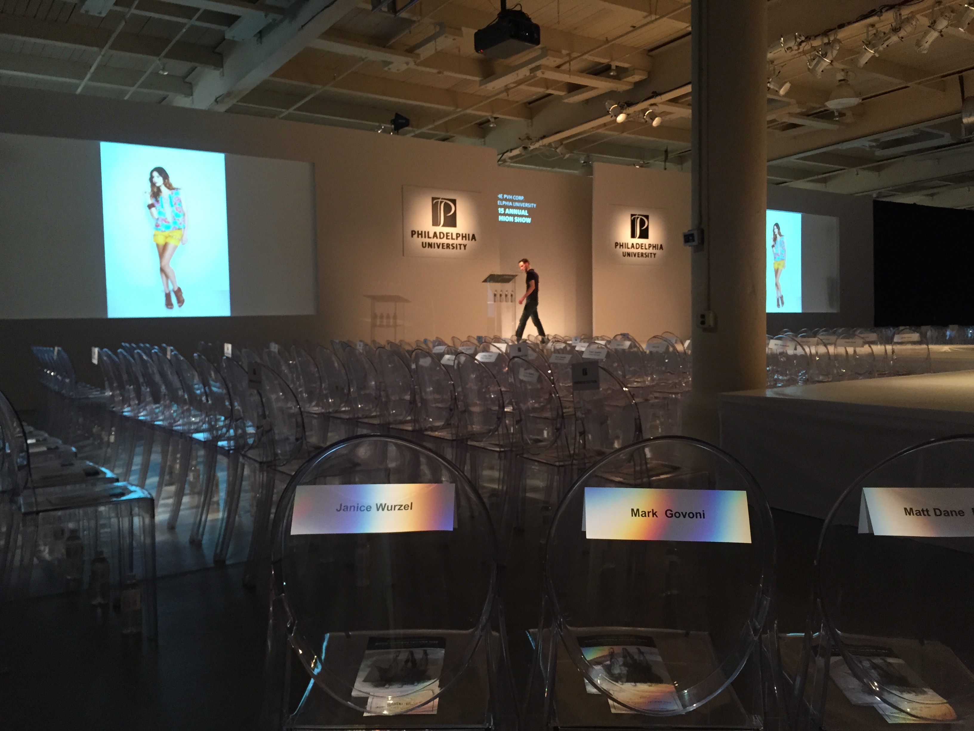 philadelphia university fashion show lighting audio visual evantine design 2