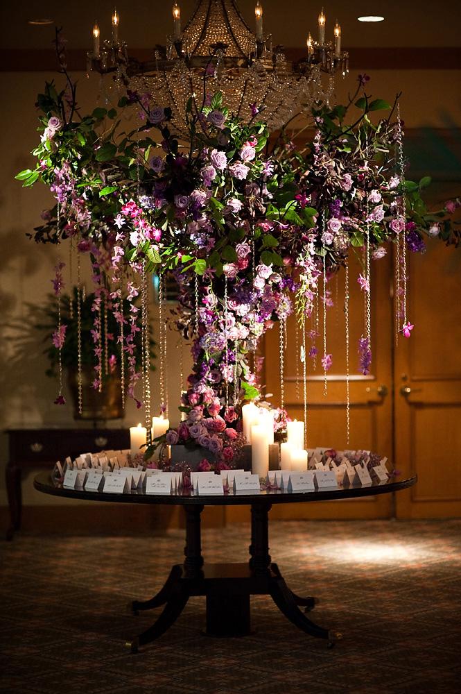 Floral Tree Place Card Table Evantine Design Four Seasons Hotel Philadelphia Weddings