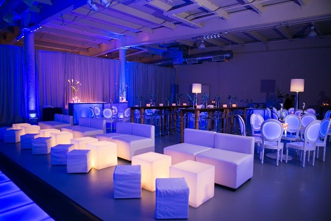 light up bar mitzvahs blue lighting white modern furniture for parties evantine design philadelphia party planners 3