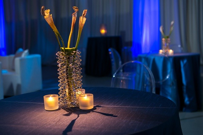 modern white lounge mitzvah with raw wood blue lighting evantine designn moulin loft space philadelphia 31