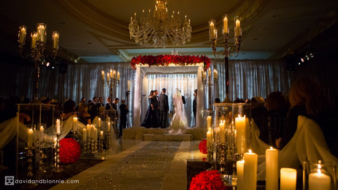 Red Rose Chuppah Luxury Wedding Decor Evantine Design