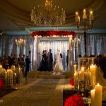 Red Rose Chuppah Luxury Wedding Decor Evantine Design