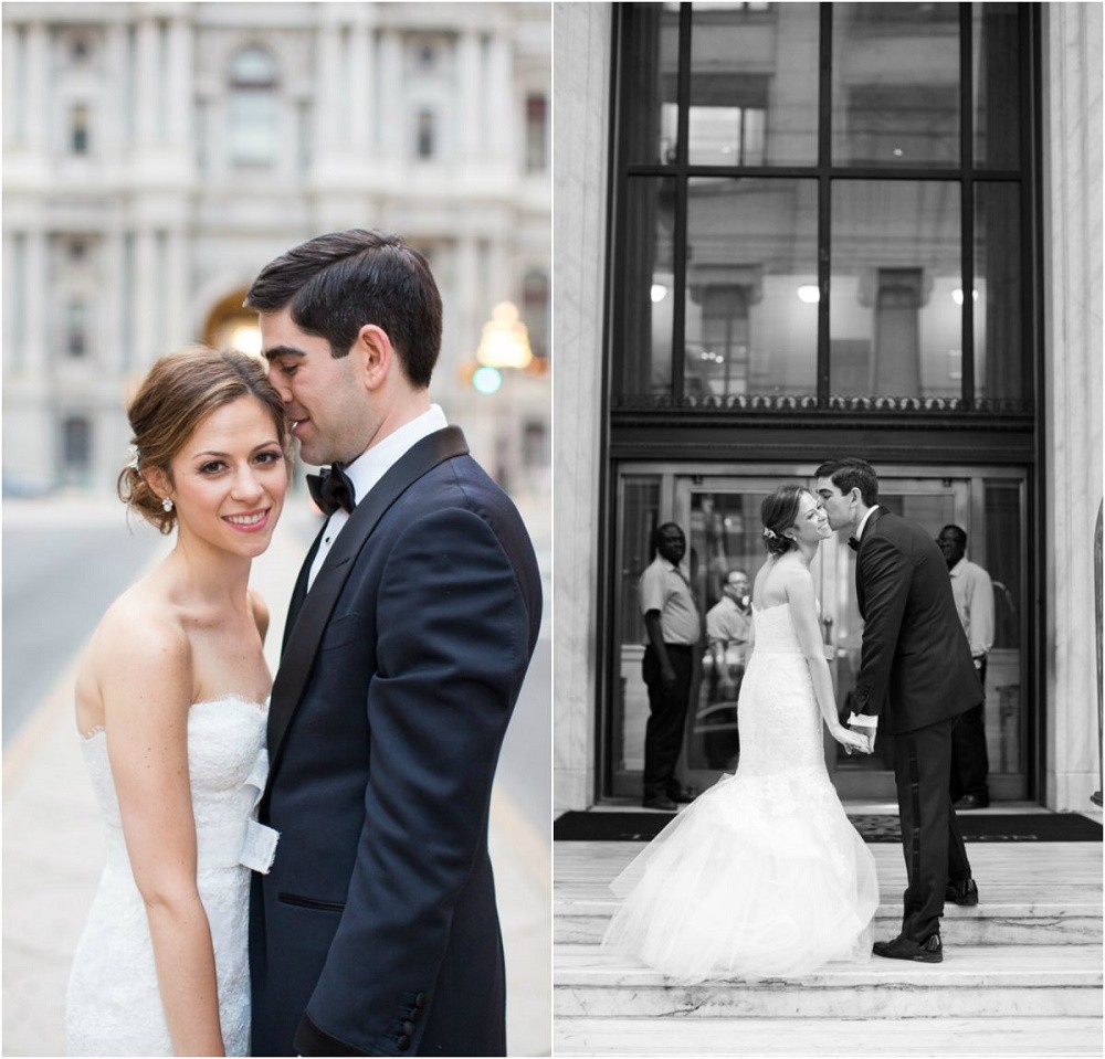 bride and groom photos ritz carlton hotel philadelphia weddings evantine design wedding planners