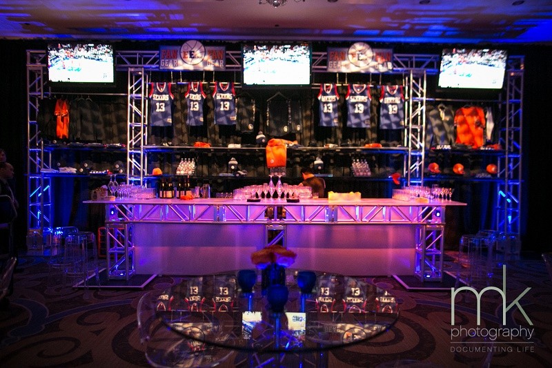 Basketballl Theme Mitzvah Parties Evantine Design Party planners Philadelphia Mike Kehr Photographers 18